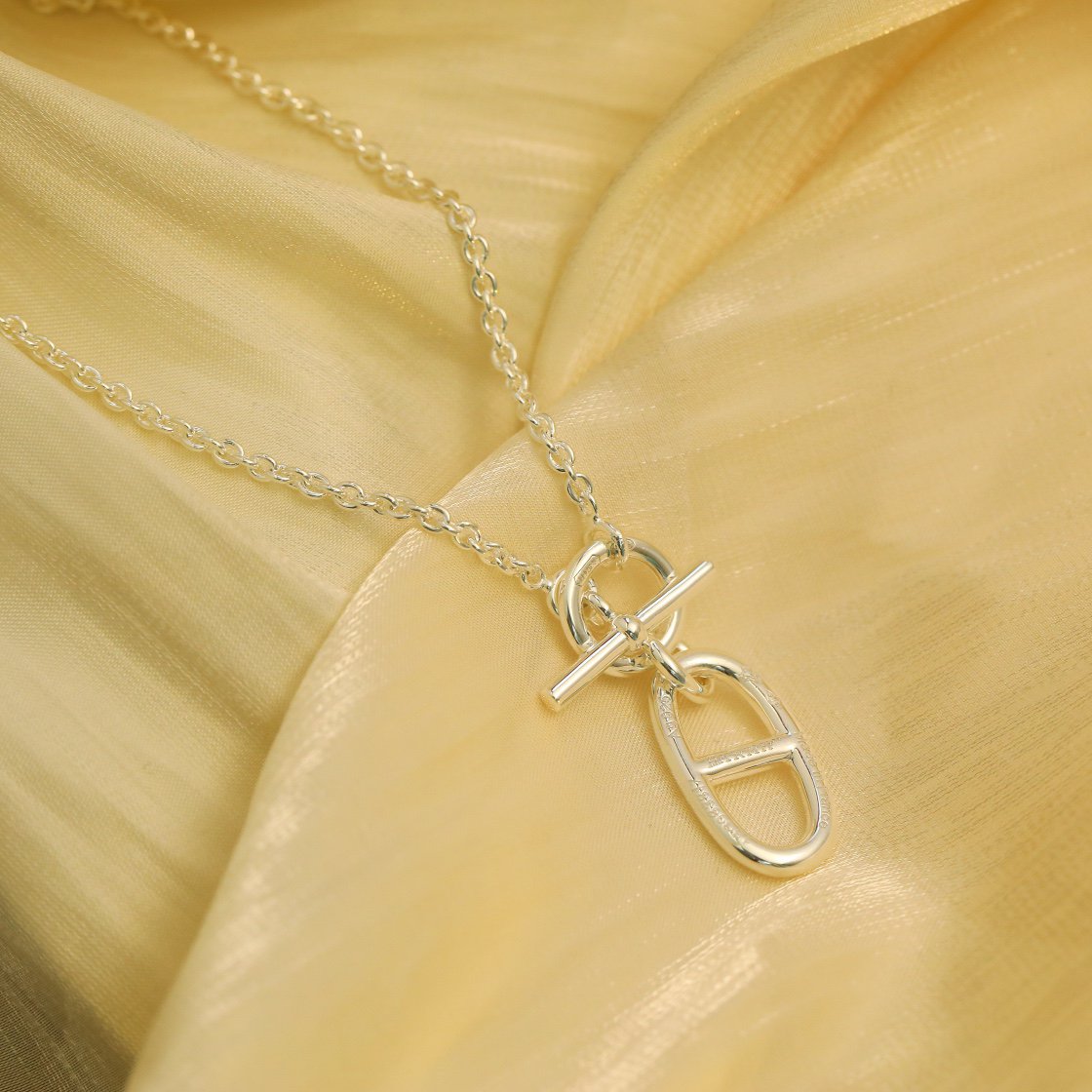 [：Polaidi Jewelry]HM CHAINE D'ANCRE PENDANT NECKLACE STERLING SILVER