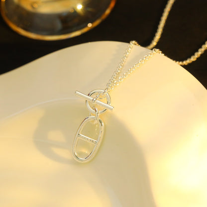 [Polaidi Jewelry]HM CHAINE D'ANCRE PENDANT NECKLACE STERLING SILVER