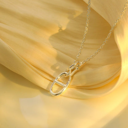 [Polaidi Jewelry]HM CHAINE D'ANCRE PENDANT NECKLACE STERLING SILVER