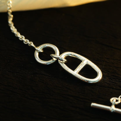 [Polaidi Jewelry]HM CHAINE D'ANCRE PENDANT NECKLACE STERLING SILVER