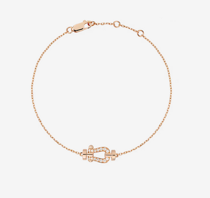 [Polaidi Jewelry]FORCE 10 FULL DIAMOND BUCKLE CHAIN LINK MINI MODEL