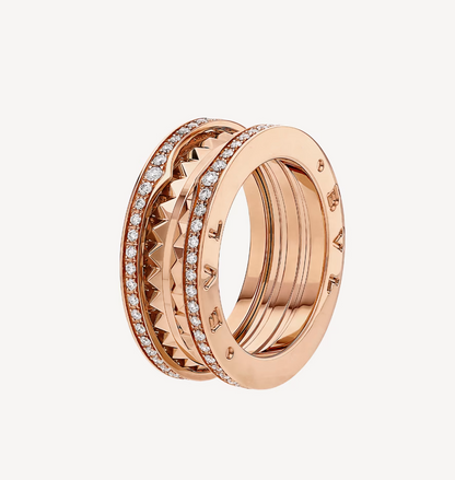 [Polaidi Jewelry]ZERO 1 ROCK DIAMOND PINK GOLD