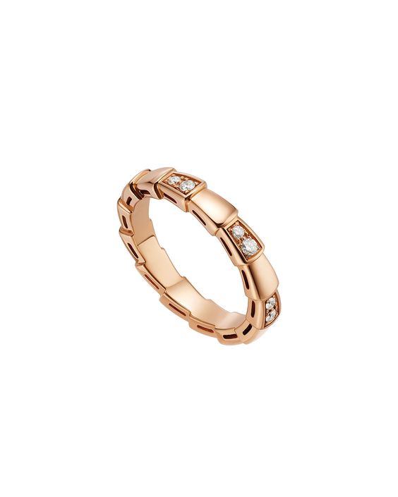 [Polaidi Jewelry]SERPENTI RING PINK GOLD  3MM