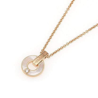 [Polaidi Jewelry]GARI NECKLACE PINK GOLD MOP
