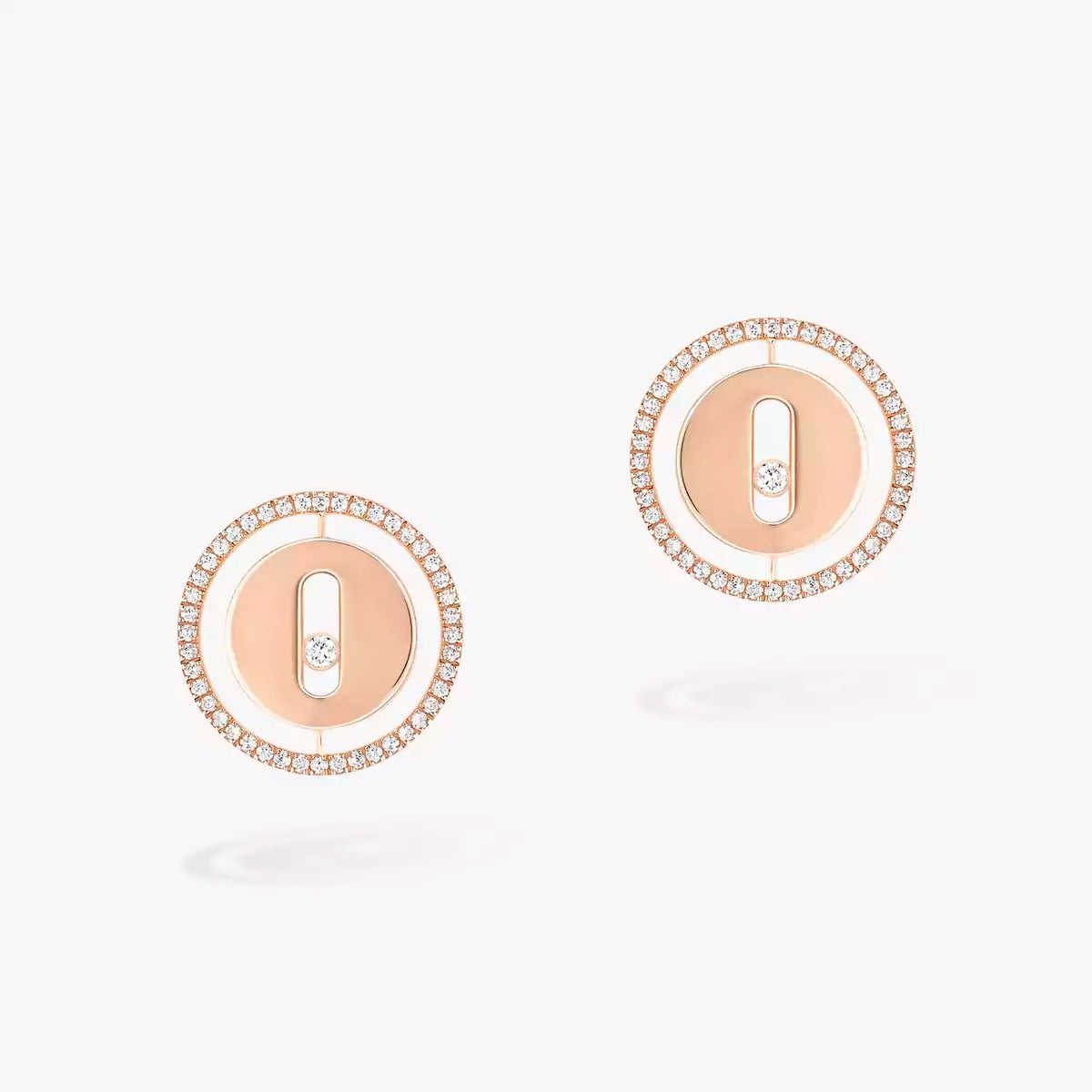 [Polaidi Jewelry]Lucky Move Diamond Earrings