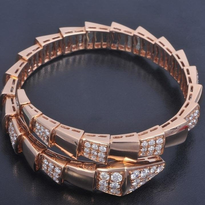 [Polaidi Jewelry]SERPENTI BRACELET 8MM GOLD DIAMOND