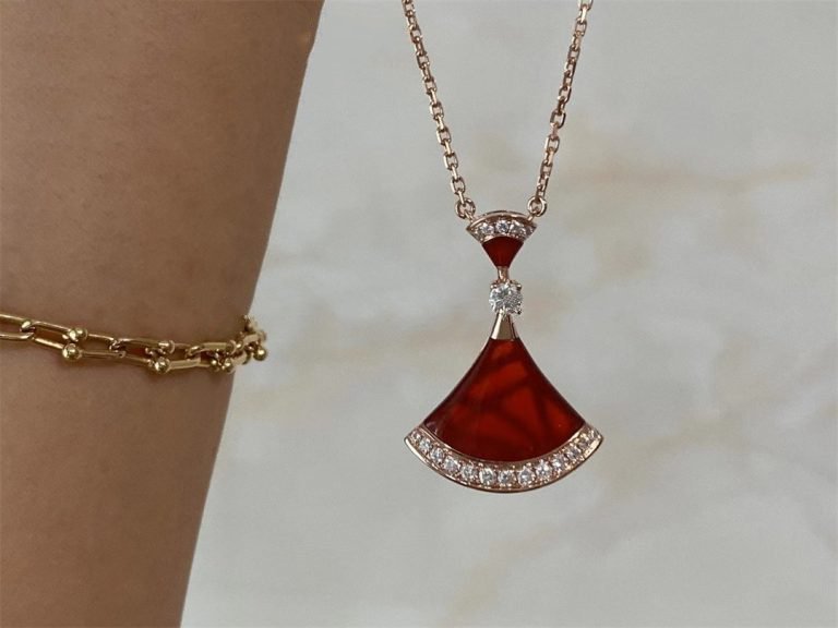 [Polaidi Jewelry]DREAM NECKLACE CARNELIAN DIAMOND