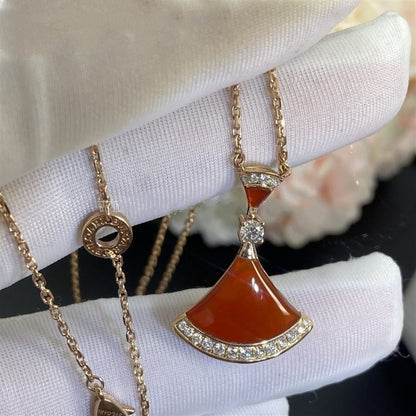[Polaidi Jewelry]DREAM NECKLACE CARNELIAN DIAMOND