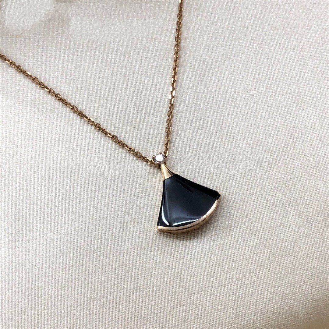 [Polaidi Jewelry]DREAM NECKLACE ONYX 1 DIAMOND