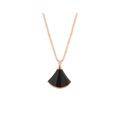[Polaidi Jewelry]DREAM NECKLACE ONYX 1 DIAMOND