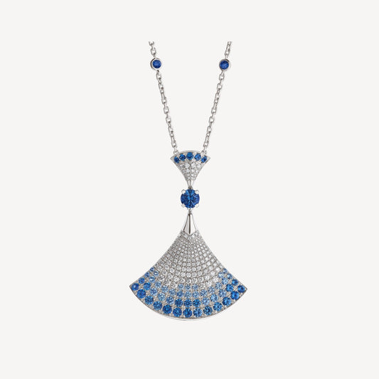 [Polaidi Jewelry]DREAM NECKLACE AGATE SILVER DIAMOND