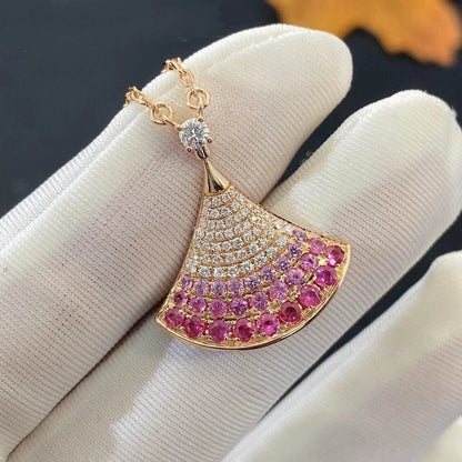 [Polaidi Jewelry]DREAM NECKLACE PINK GOLD PINK DIAMOND