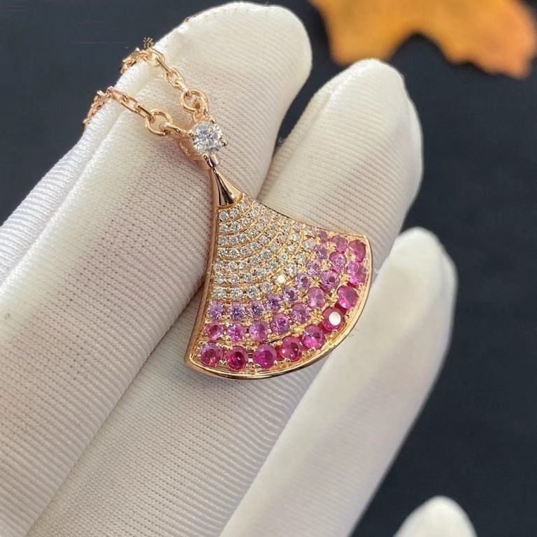 [Polaidi Jewelry]DREAM NECKLACE PINK GOLD PINK DIAMOND