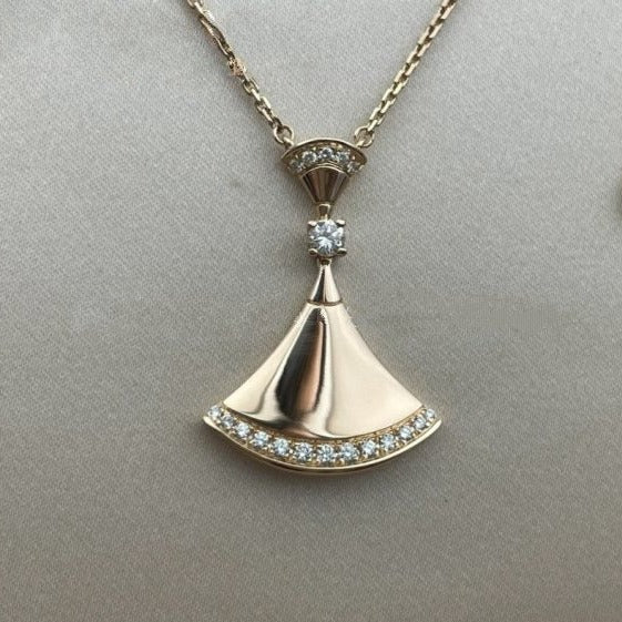 [Polaidi Jewelry]DREAM NECKLACE PINK GOLD DIAMOND
