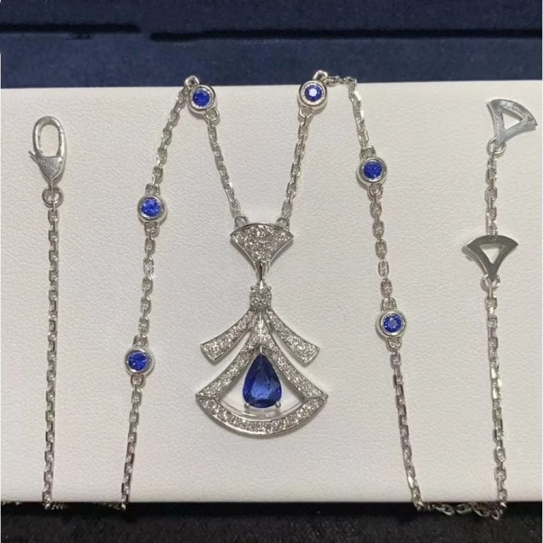 [Polaidi Jewelry]DREAM NECKLACE AGATE DIAMOND SILVER