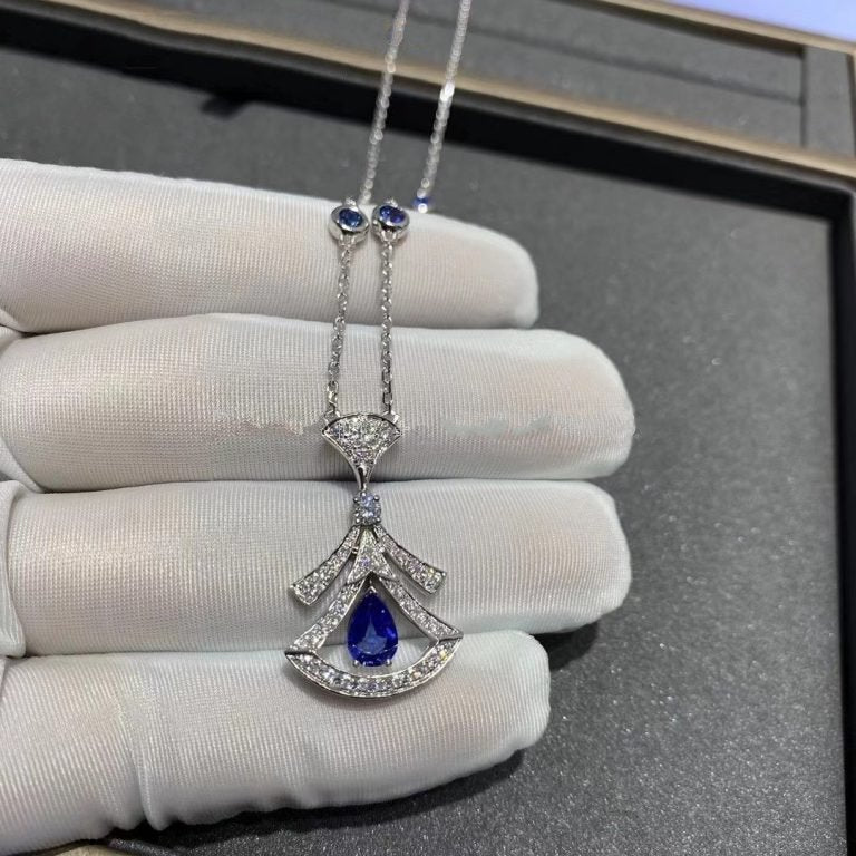 [Polaidi Jewelry]DREAM NECKLACE AGATE DIAMOND SILVER