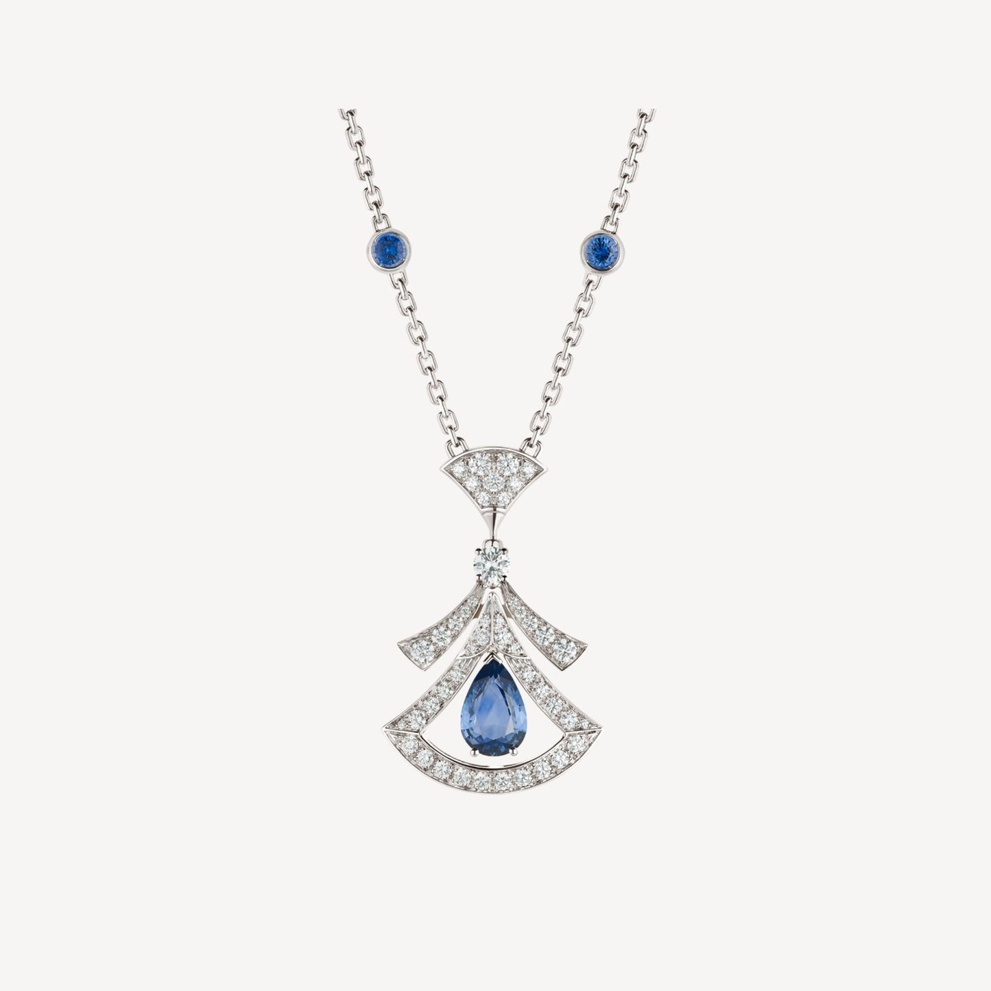 [Polaidi Jewelry]DREAM NECKLACE AGATE DIAMOND SILVER
