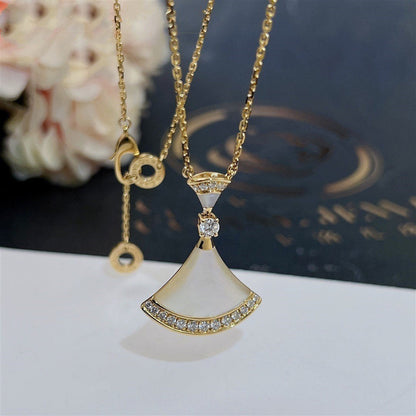 [Polaidi Jewelry]DREAM NECKLACE MOP GOLD DIAMOND