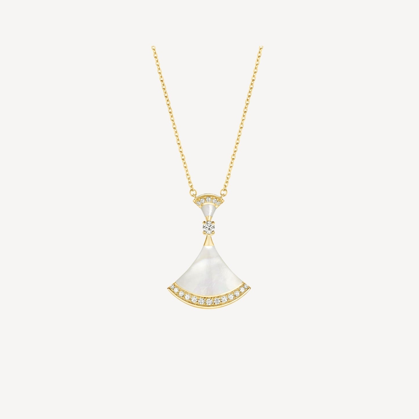 [Polaidi Jewelry]DREAM NECKLACE MOP GOLD DIAMOND