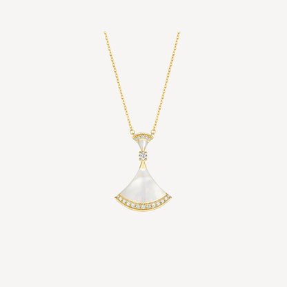 [Polaidi Jewelry]DREAM NECKLACE MOP GOLD DIAMOND