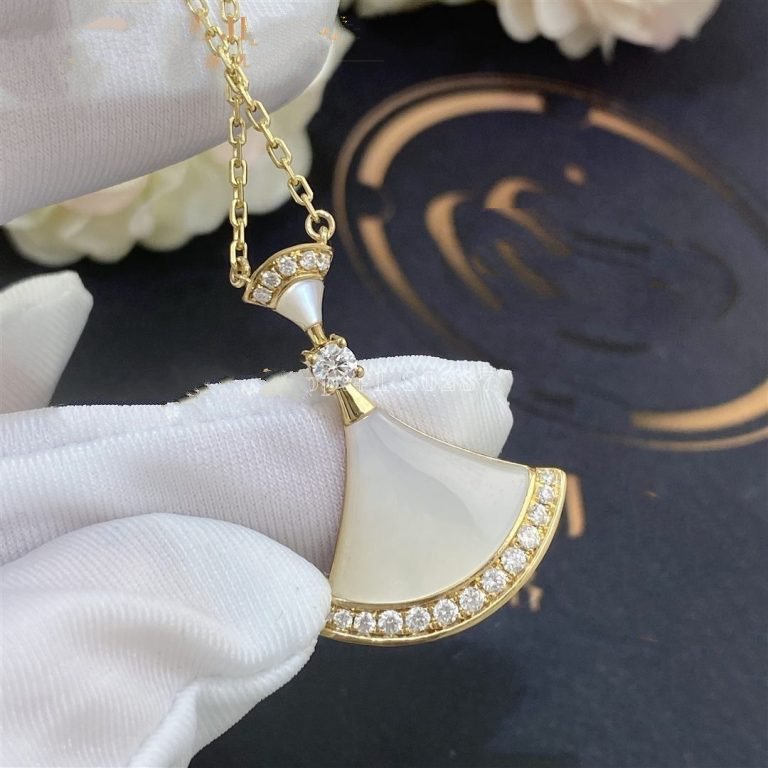 [Polaidi Jewelry]DREAM NECKLACE MOP GOLD DIAMOND