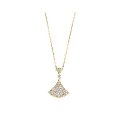 [Polaidi Jewelry]DREAM NECKLACE GOLD FULL DIAMOND