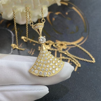 [Polaidi Jewelry]DREAM NECKLACE GOLD FULL DIAMOND