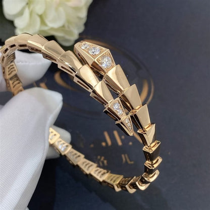 [Polaidi Jewelry]SERPENTI BRACELET DIAMONDS PINK GOLD