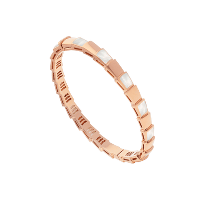 [Polaidi Jewelry]SERPENTI BRACELET PINK GOLD MOP