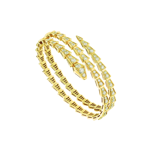 [Polaidi Jewelry]SERPENTI BRACELET GOLD DIAMOND DOUBLE ROW