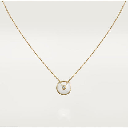 [：Polaidi Jewelry]AMULETTE ROSE GOLD MOP NECKLACE