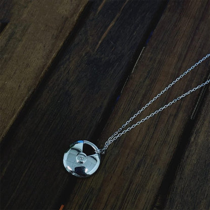 [：Polaidi Jewelry]アミュレット シルバー フルダイヤモンド ネックレス