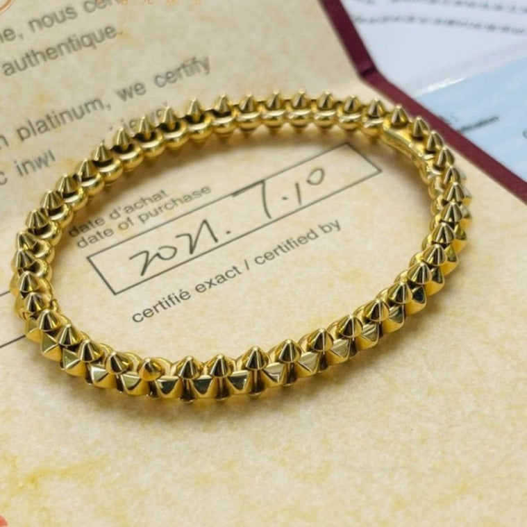 [Polaidi Jewelry]CLASH GOLD BRACELET