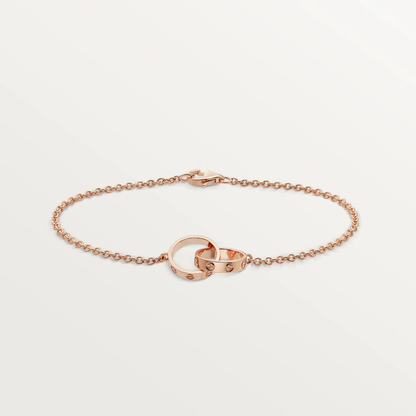 [：Polaidi Jewelry]LOVE BRACELET DOUBLE RING