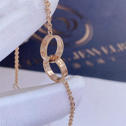 [：Polaidi Jewelry]LOVE BRACELET DOUBLE RING