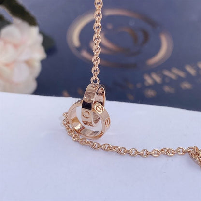 [Polaidi Jewelry]LOVE BRACELET DOUBLE RING