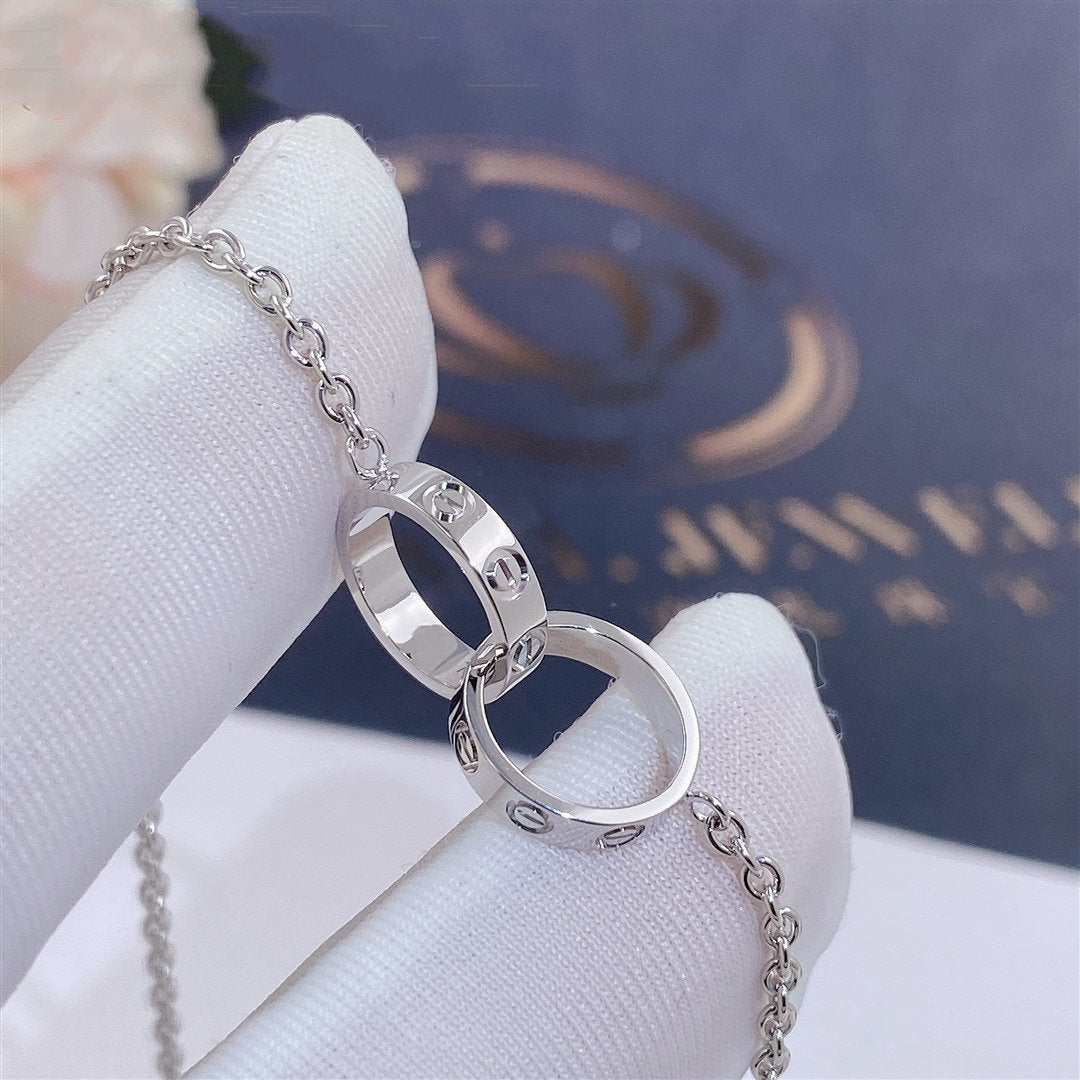 [：Polaidi Jewelry]LOVE BRACELET DOUBLE RING