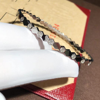 [Polaidi Jewelry]BEE LOVE SILVER DIAMOND BRACELET