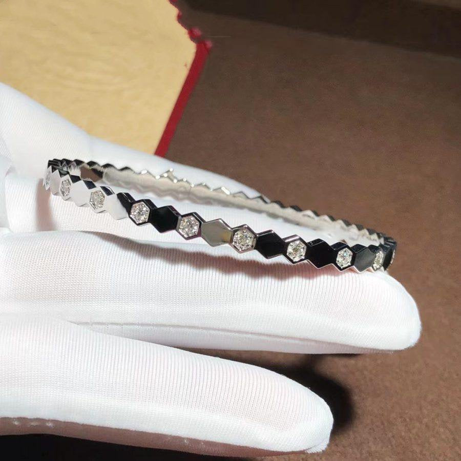 [：Polaidi Jewelry]BEE LOVE SILVER DIAMOND BRACELET