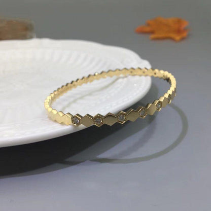 [：Polaidi Jewelry]BEE LOVE GOLD DIAMOND BRACELET