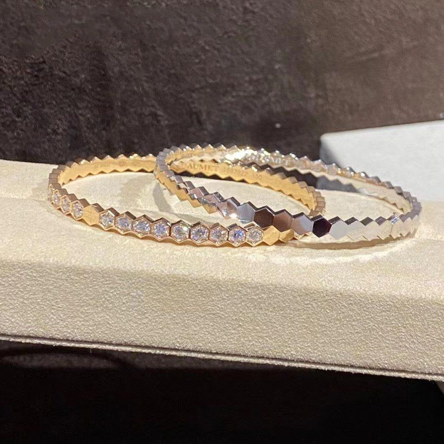 [：Polaidi Jewelry]BEE LOVE GOLD BRACELET FULL DIAMOND