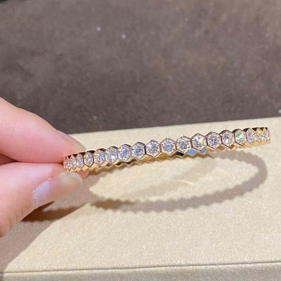 [Polaidi Jewelry]BEE LOVE GOLD BRACELET FULL DIAMOND
