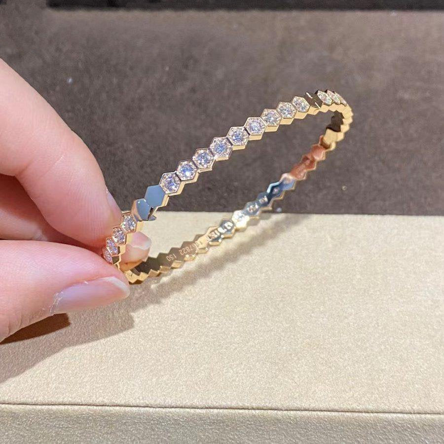 [：Polaidi Jewelry]BEE LOVE GOLD BRACELET FULL DIAMOND