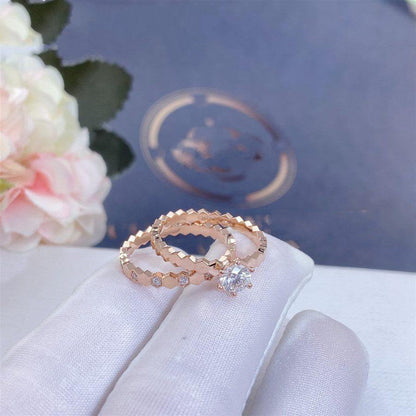 [Polaidi Jewelry]BEE LOVE RING PINK GOLD DIAMOND
