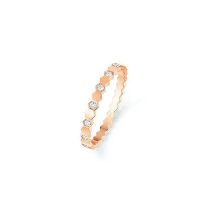 [：Polaidi Jewelry]BEE LOVE RING PINK GOLD DIAMOND