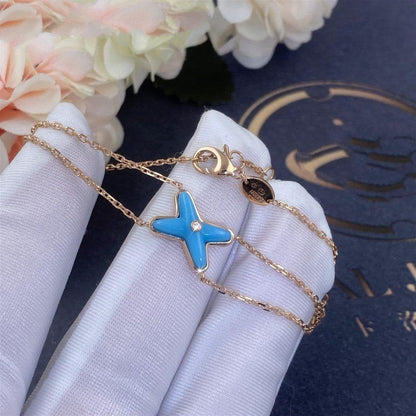 [Polaidi Jewelry]JEUX BRACELET TURQUOISE PINK GOLD 1 DIAMOND