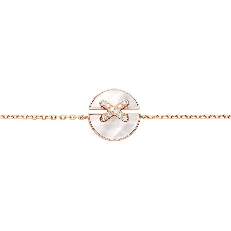 [Polaidi Jewelry]JEUX DE BRACELET MOP PINK GOLD DIAMONDS