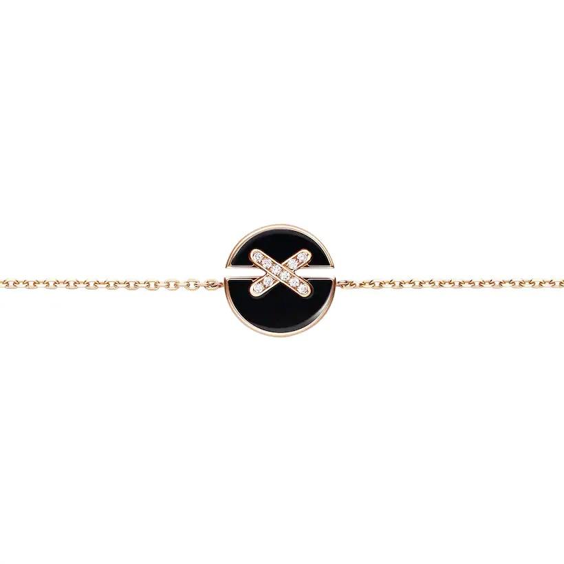 [：Polaidi Jewelry]JEUX DE BRACELET ONYX PINK GOLD DIAMOND