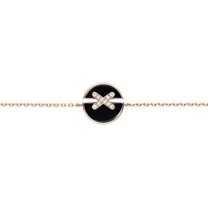 [：Polaidi Jewelry]JEUX DE BRACELET ONYX PINK GOLD DIAMOND
