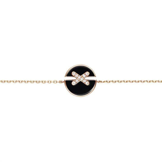 [Polaidi Jewelry]JEUX DE BRACELET ONYX PINK GOLD DIAMOND